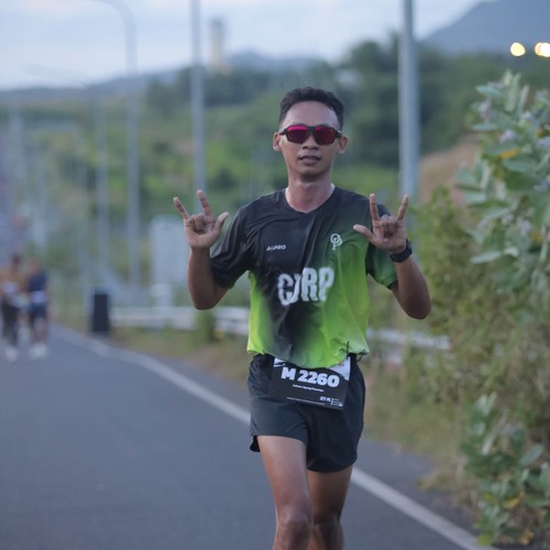 Race photo from KEDIRI HALF MARATHON 2026