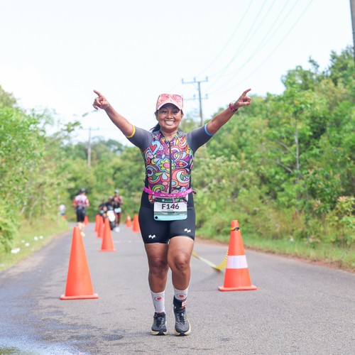 Race photo from Belitung Multisport Festival