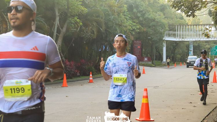 Race photo from Taman Budaya x BOGORUN 2025