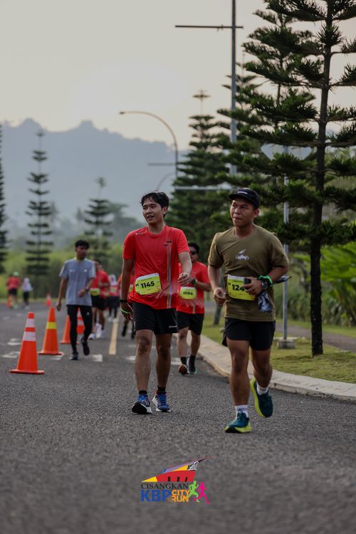 Race photo from CISANGKAN KBP CITY RUN 2025