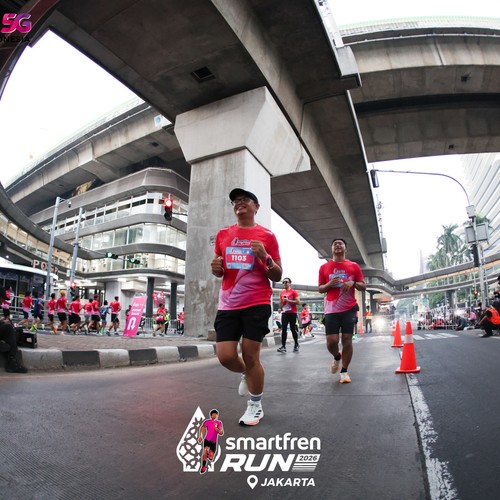 Race photo from SMARTFREN RUN 2026
