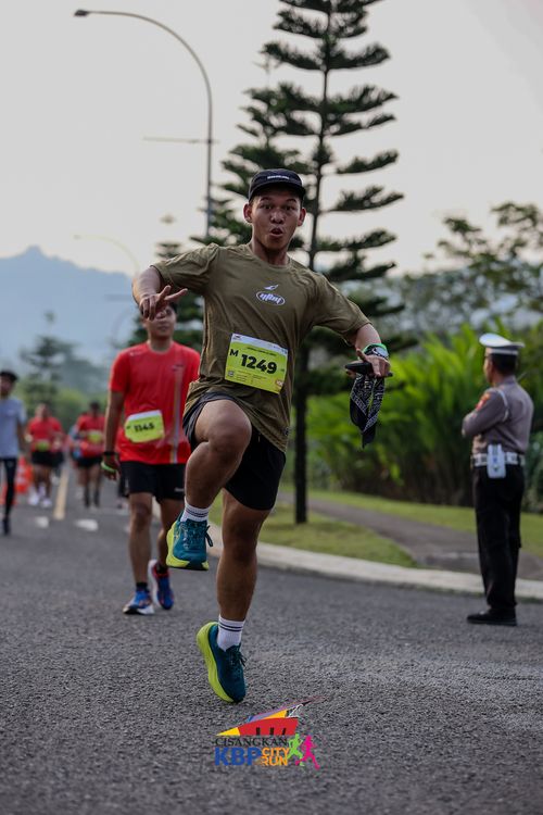 Race photo from CISANGKAN KBP CITY RUN 2025