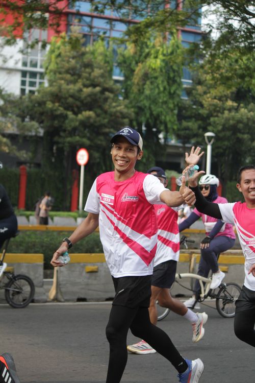 Race photo from Smartfren Run 2024 Vibes
