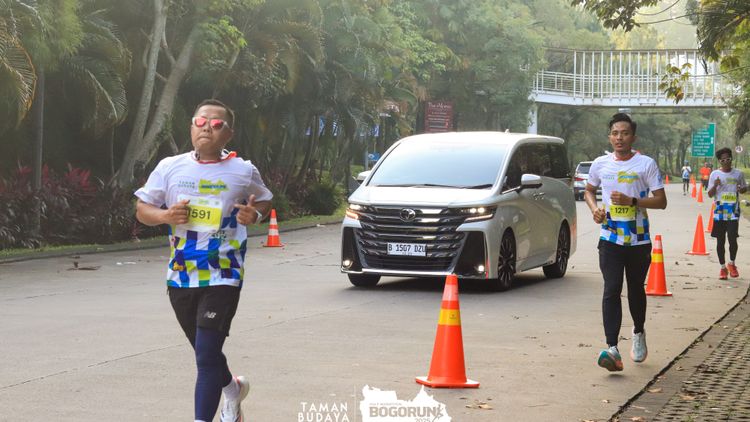 Race photo from Taman Budaya x BOGORUN 2025