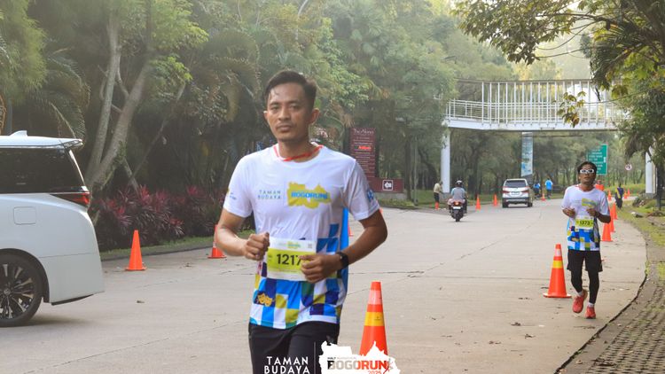 Race photo from Taman Budaya x BOGORUN 2025