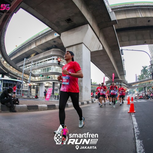 Race photo from SMARTFREN RUN 2026