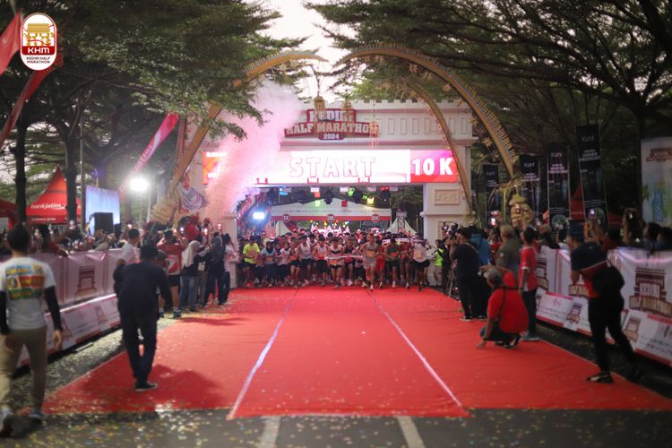 Race photo from Kediri Half Marathon 2024