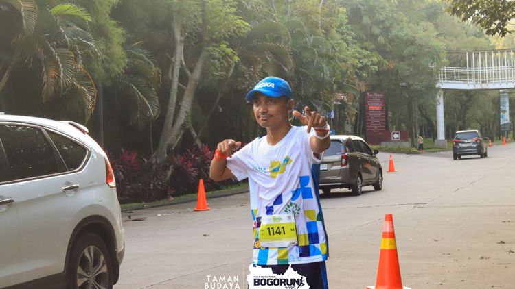 Race photo from Taman Budaya x BOGORUN 2025
