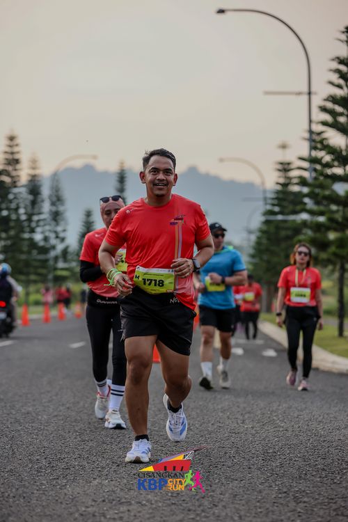 Race photo from CISANGKAN KBP CITY RUN 2025