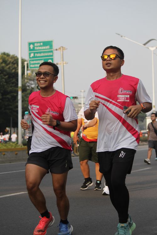 Race photo from Smartfren Run 2024 Vibes