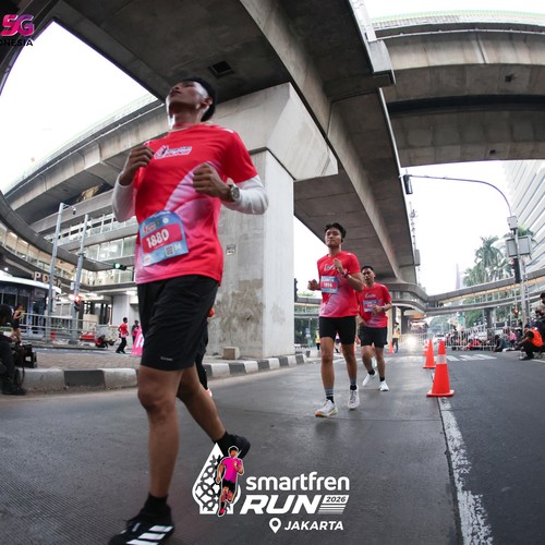 Race photo from SMARTFREN RUN 2026