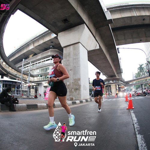 Race photo from SMARTFREN RUN 2026