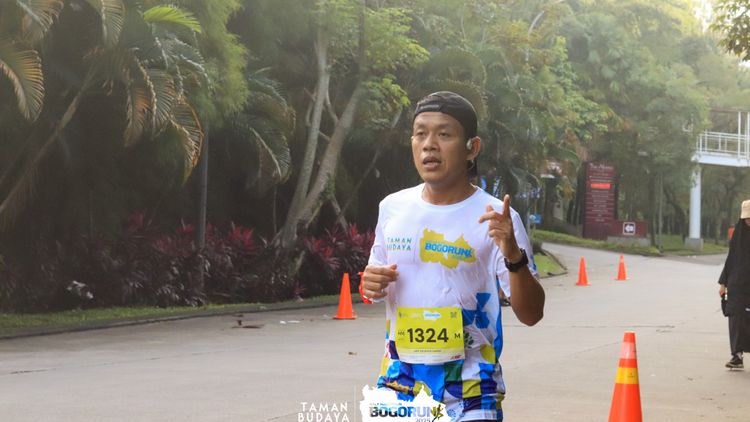 Race photo from Taman Budaya x BOGORUN 2025