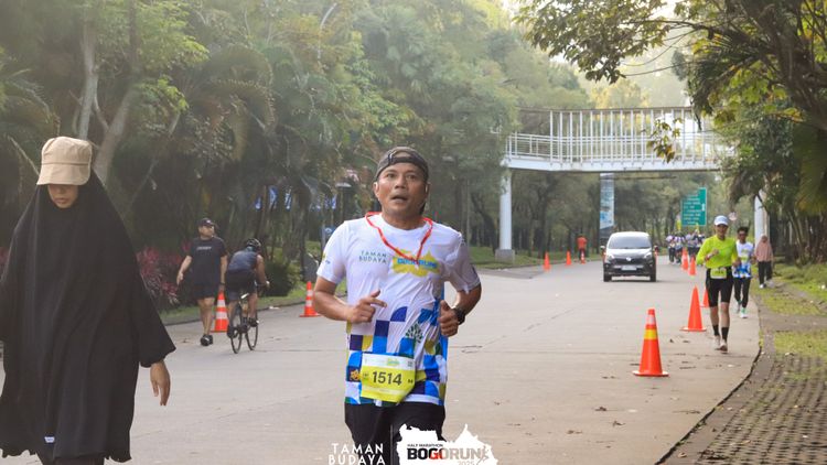 Race photo from Taman Budaya x BOGORUN 2025