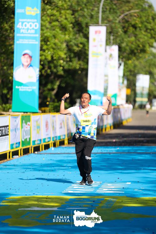 Race photo from Taman Budaya x BOGORUN 2025