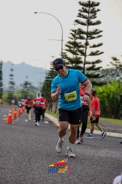 Race photo from CISANGKAN KBP CITY RUN 2025
