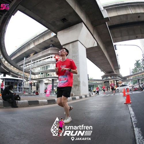 Race photo from SMARTFREN RUN 2026