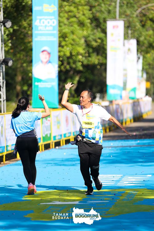 Race photo from Taman Budaya x BOGORUN 2025