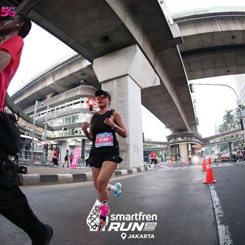 Race photo from SMARTFREN RUN 2026
