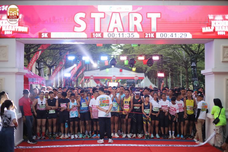 Race photo from Kediri Half Marathon 2024