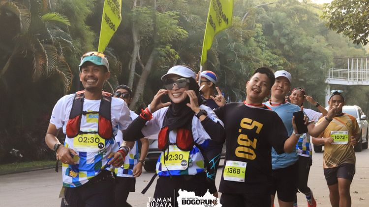 Race photo from Taman Budaya x BOGORUN 2025