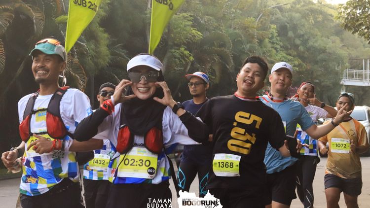 Race photo from Taman Budaya x BOGORUN 2025