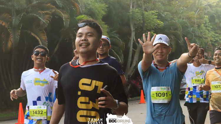 Race photo from Taman Budaya x BOGORUN 2025