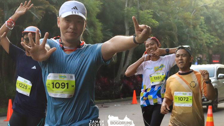 Race photo from Taman Budaya x BOGORUN 2025