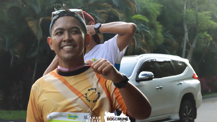 Race photo from Taman Budaya x BOGORUN 2025