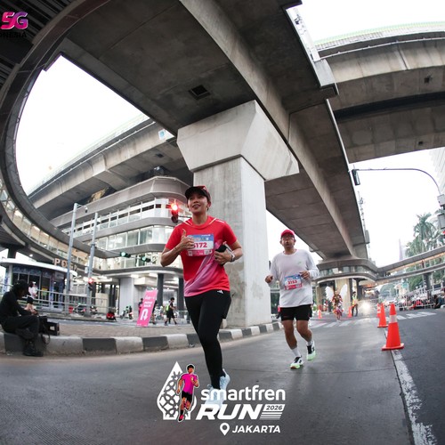 Race photo from SMARTFREN RUN 2026