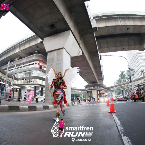 Race photo from SMARTFREN RUN 2026
