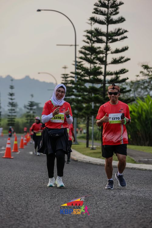 Race photo from CISANGKAN KBP CITY RUN 2025