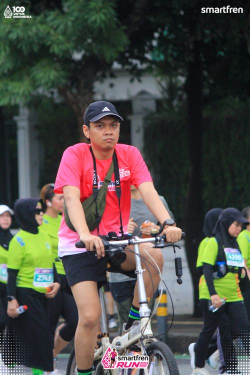 Race photo from Smartfren Run 2025 Vibes