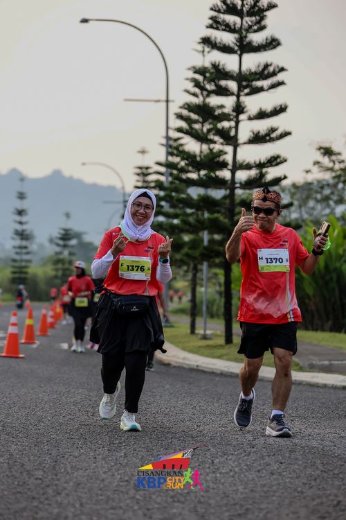 Race photo from CISANGKAN KBP CITY RUN 2025