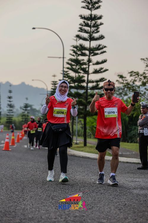 Race photo from CISANGKAN KBP CITY RUN 2025