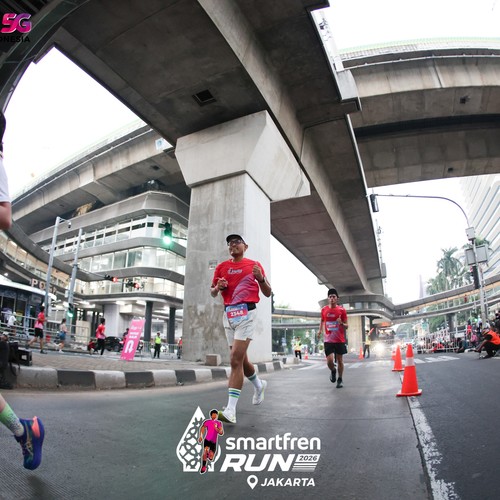Race photo from SMARTFREN RUN 2026