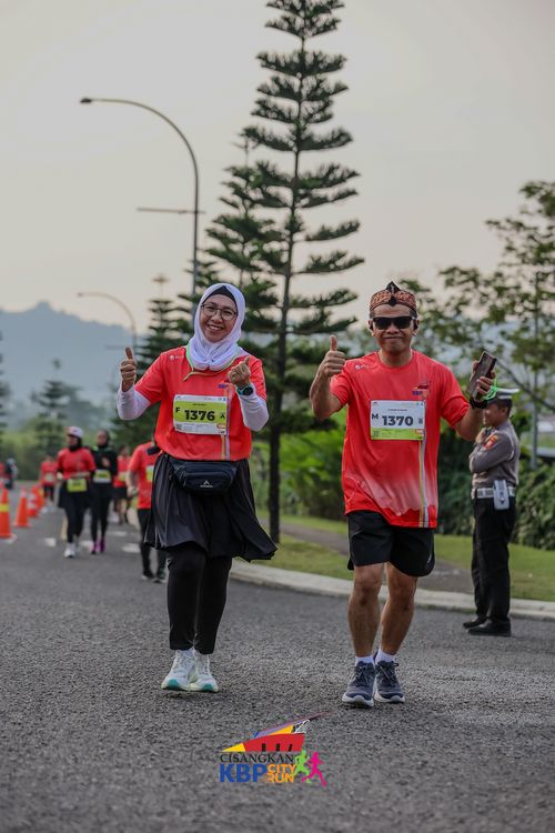 Race photo from CISANGKAN KBP CITY RUN 2025