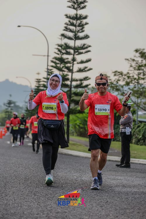Race photo from CISANGKAN KBP CITY RUN 2025