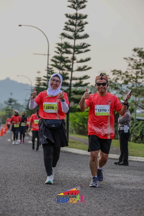 Race photo from CISANGKAN KBP CITY RUN 2025