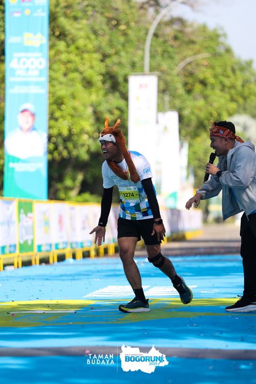 Race photo from Taman Budaya x BOGORUN 2025