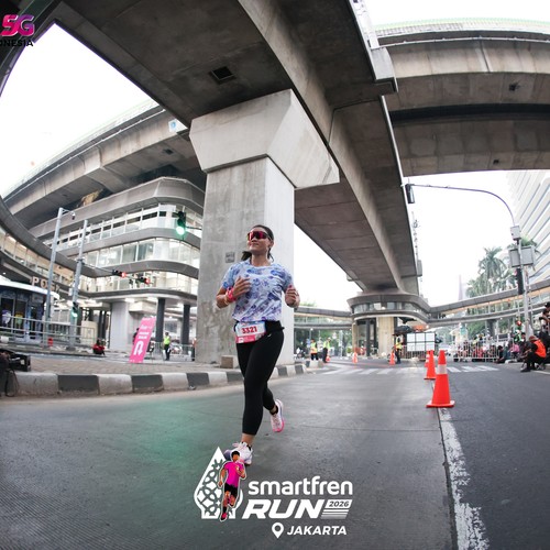 Race photo from SMARTFREN RUN 2026