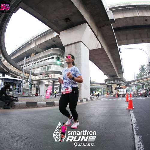 Race photo from SMARTFREN RUN 2026