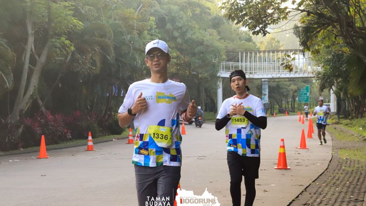 Race photo from Taman Budaya x BOGORUN 2025