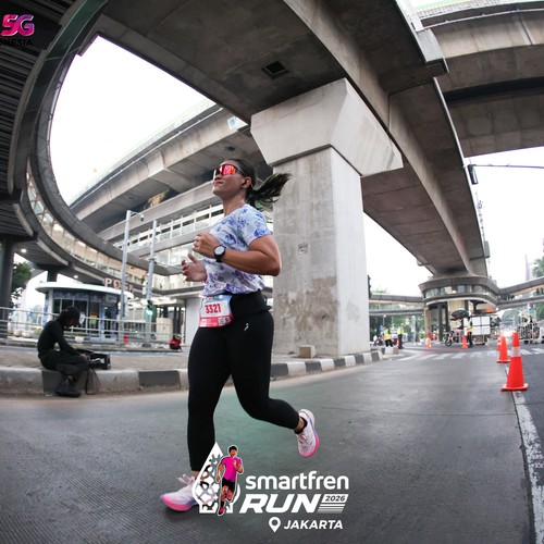 Race photo from SMARTFREN RUN 2026