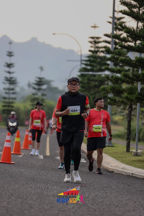 Race photo from CISANGKAN KBP CITY RUN 2025