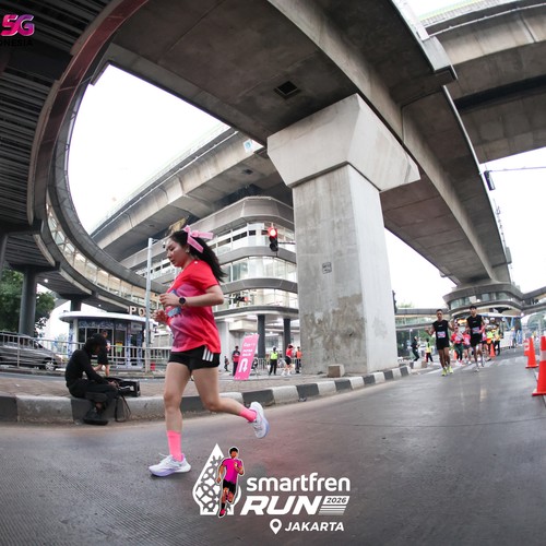 Race photo from SMARTFREN RUN 2026