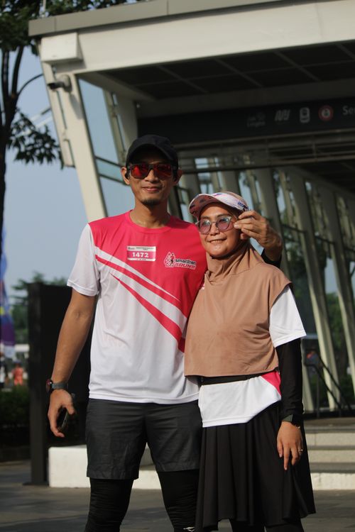 Race photo from Smartfren Run 2024 Vibes