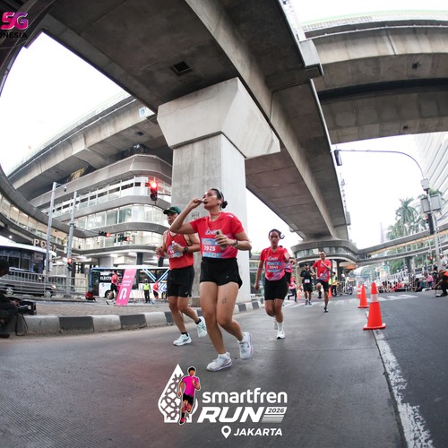 Race photo from SMARTFREN RUN 2026