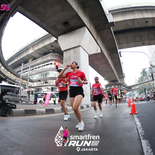 Race photo from SMARTFREN RUN 2026