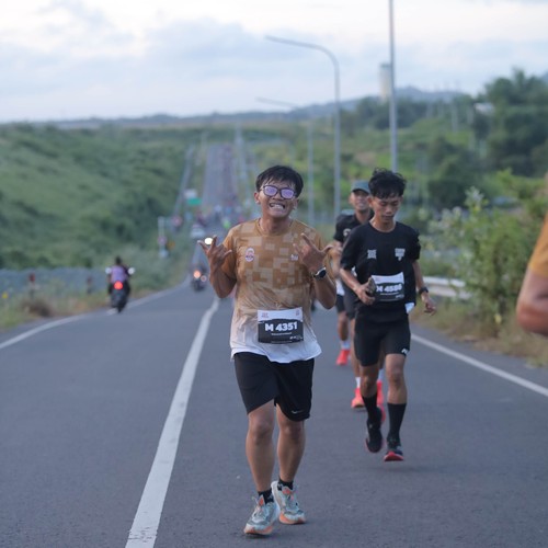 Race photo from KEDIRI HALF MARATHON 2026